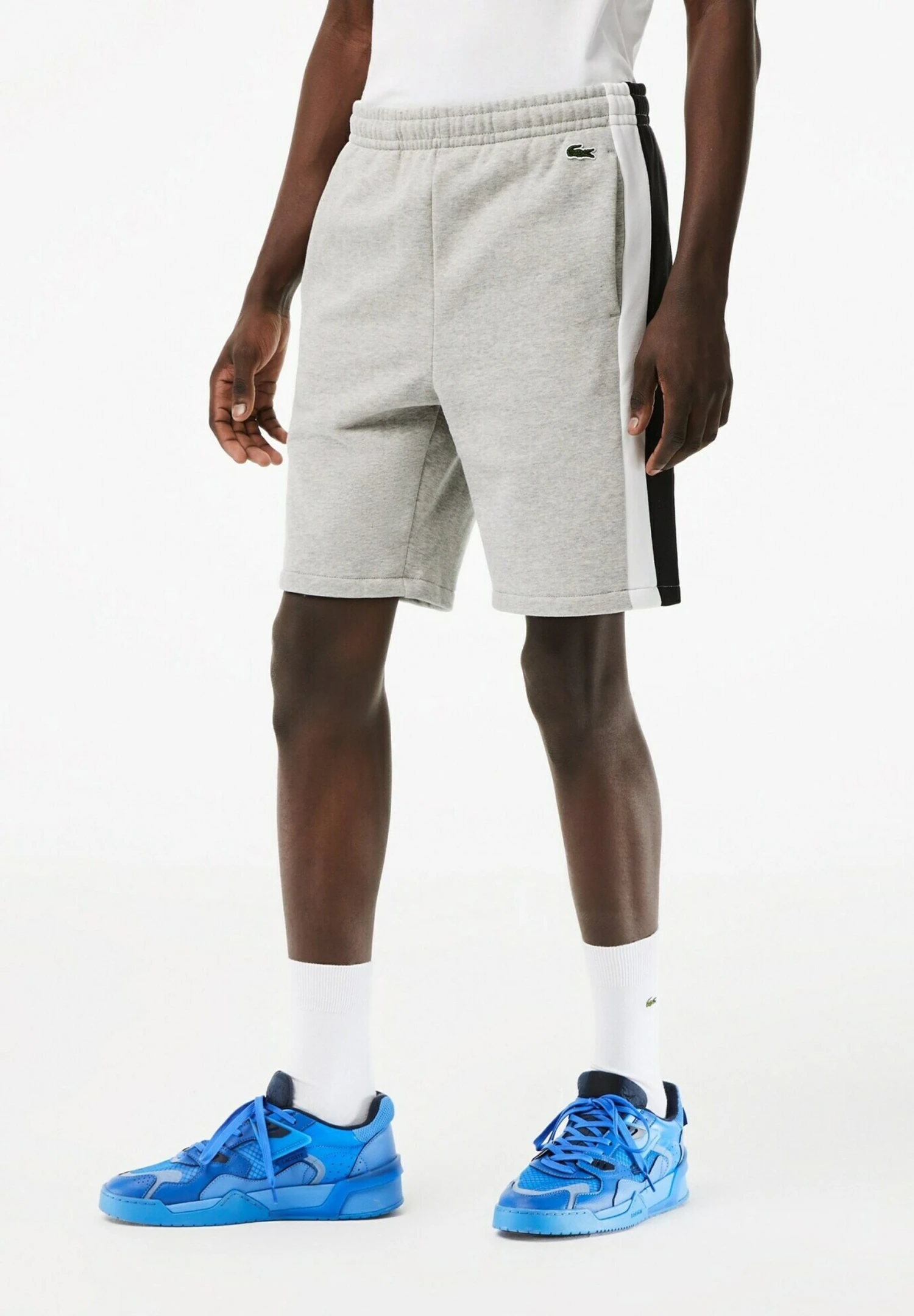 Lacoste Trainingsbroek - Gris Chine Noir Blanc 1 Lacoste Trainingsbroek - Gris Chine Noir Blanc