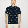 Lacoste Sport Golf All Over Print - Poloshirt - Navy Blue/Flour/Tarragon