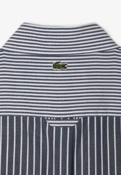 Lacoste Overhemd - Blanc Bleu Marine -Lacoste 83fd085137bd43cfaada6e6caf20c00d