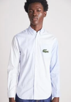 Lacoste Unisex - Overhemd - White/Hellblau