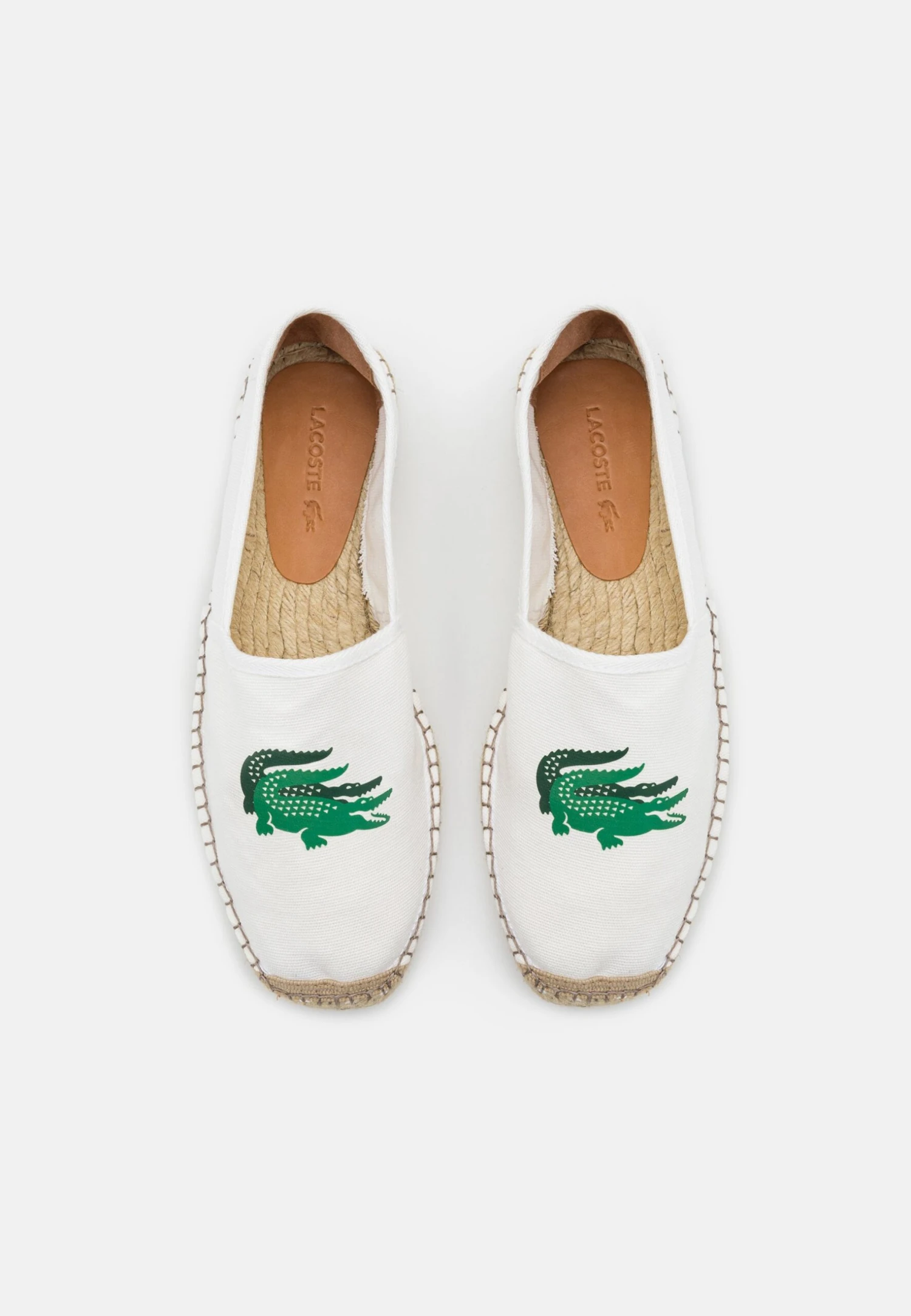 Lacoste Uhabia - Espadrilles - Off-White/Green 4 Lacoste Uhabia - Espadrilles - Off-White/Green - Afbeelding 4