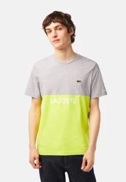 Lacoste T-Shirt Print - Hellgrau