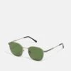 Lacoste Unisex - Zonnebril - Semimatte Silver-Coloured