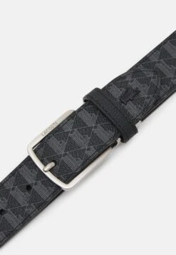 Lacoste The BlendMonogramme - Riem - Noir Gris -Lacoste 89de7bf6c7644000add3a1a99f691ef3