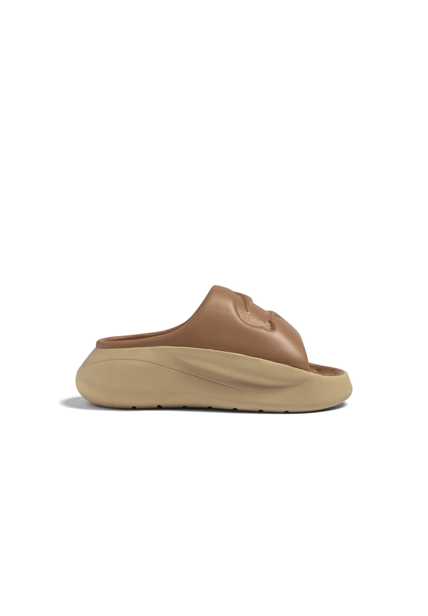 Lacoste Badslippers - Marron Beige 1 Lacoste Badslippers - Marron Beige