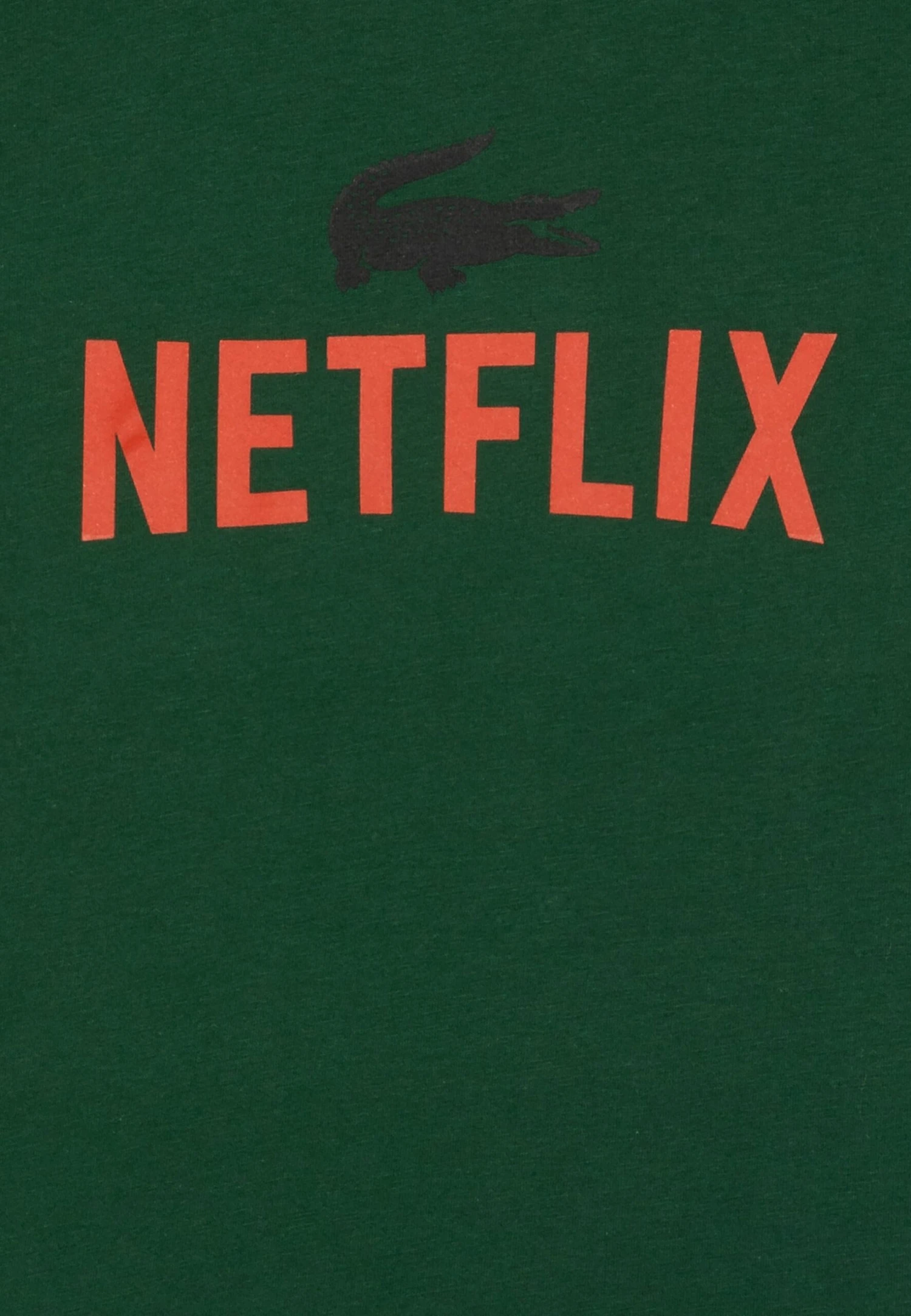 Lacoste X Netflix Unisex - T-Shirt Print - Vert 3 Lacoste X Netflix Unisex - T-Shirt Print - Vert - Afbeelding 3