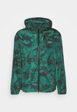 Lacoste X Netflix Unisex - Lichte Jas - Green/Black -Lacoste 903ed8c3a0fa486f8b9c010284777709