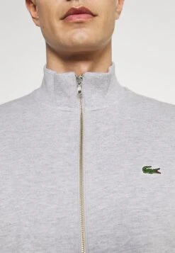Lacoste Sweater Met Rits - Gris Chine -Lacoste 90809dd85472407b9eab6a6dcdcca24c