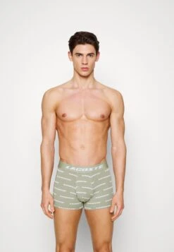 Lacoste 3Pack - Onderbroeken - Lychen Khaki/Silver Chine