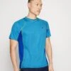 Lacoste Sport Tennis Tour - Sport T-Shirt - Bleu Jaune