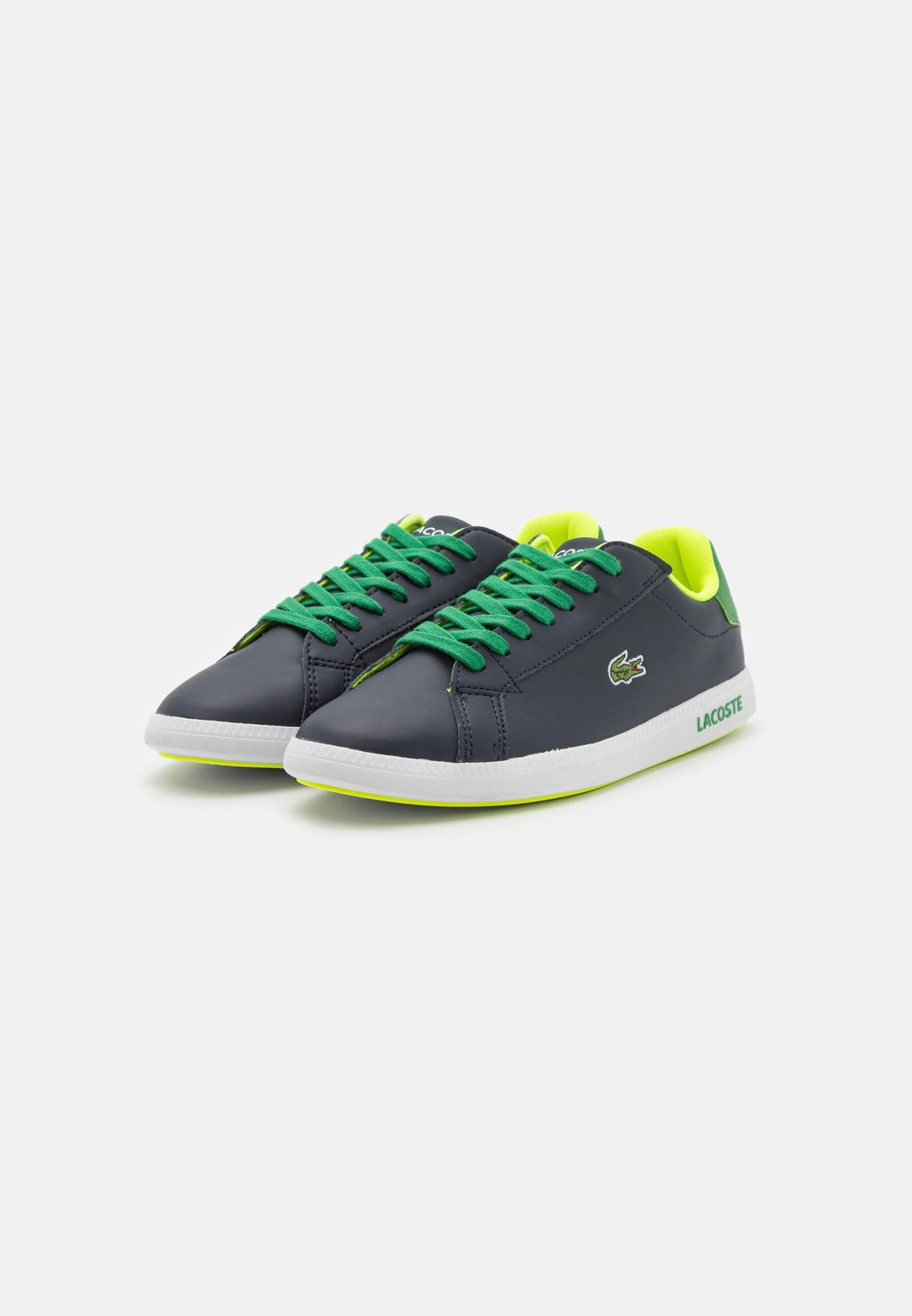 Lacoste Graduate Unisex - Sneakers Laag - Navy/Green 2 Lacoste Graduate Unisex - Sneakers Laag - Navy/Green - Afbeelding 2