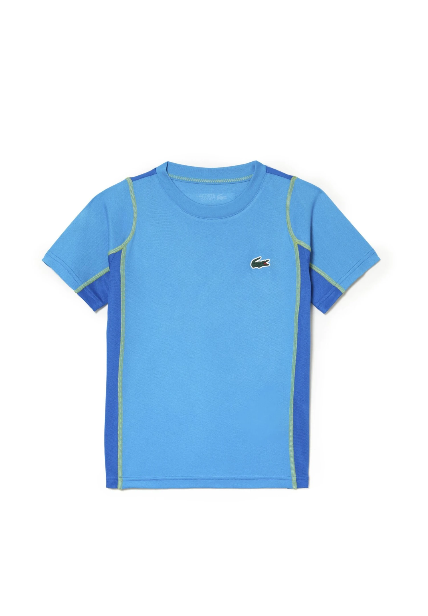 Lacoste T-Shirt Print - Bleu Jaune 1 Lacoste T-Shirt Print - Bleu Jaune