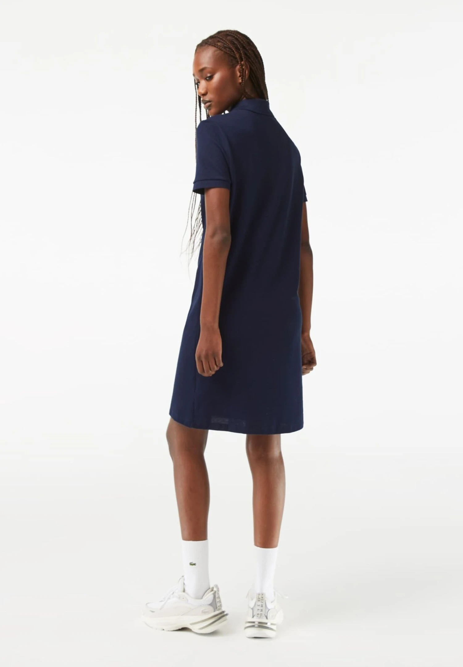 Lacoste Jerseyjurk - Bleu Marine 3 Lacoste Jerseyjurk - Bleu Marine - Afbeelding 3