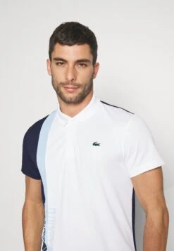 Lacoste Sport Tennis - Poloshirt - White/Navy Blue-Overview -Lacoste 946cce5a86c8451d9576e40ca56f3f16