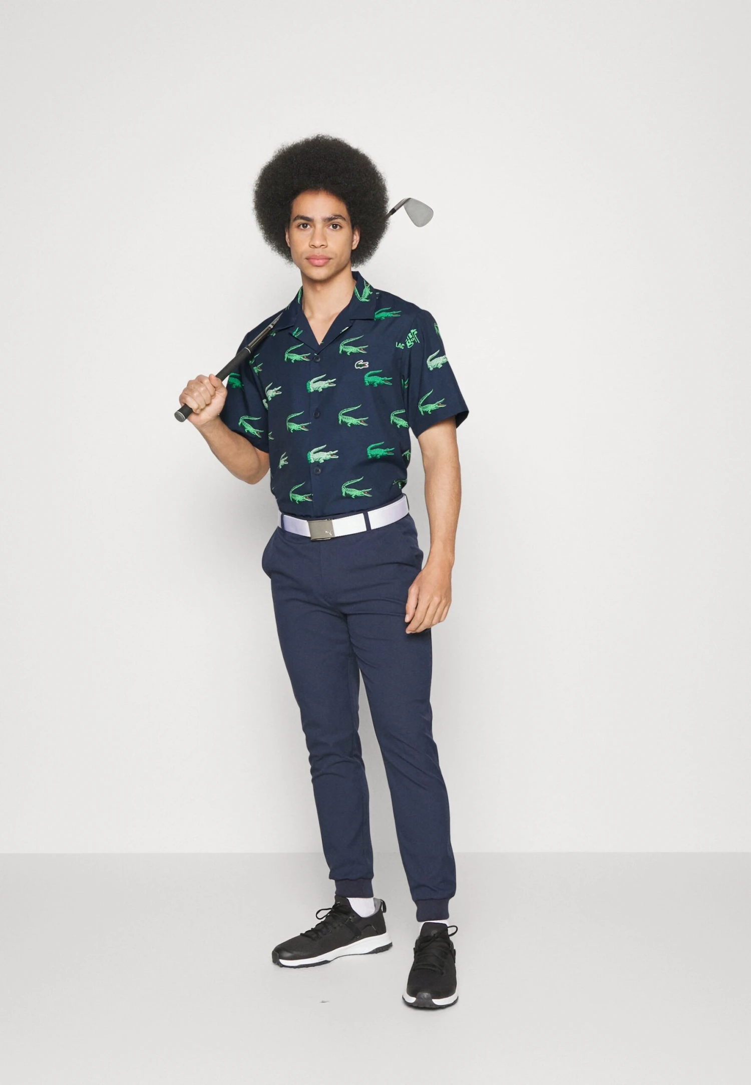 Lacoste Sport Golf Print - Overhemd - Navy Blue 2 Lacoste Sport Golf Print - Overhemd - Navy Blue - Afbeelding 2