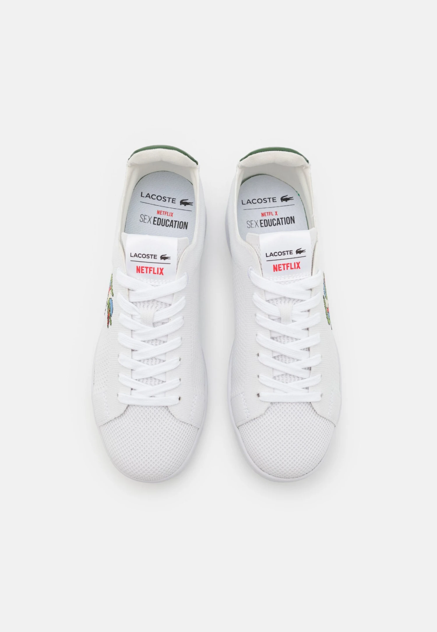 Lacoste X Netflix - Sneakers Court Femme - Sneakers Laag - White/Green 6 Lacoste X Netflix - Sneakers Court Femme - Sneakers Laag - White/Green - Afbeelding 6