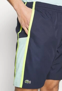 Lacoste Sport Tennis Short Block - Korte Broeken - Bleu Marine Vert Clair Jaune 11 Lacoste Sport Tennis Short Block - Korte Broeken - Bleu Marine Vert Clair Jaune -Lacoste 995a9c738f96480fa23870a1311528f2