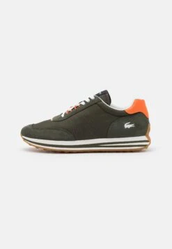Lacoste Spin- Sneakers Laag - Navy/Orange