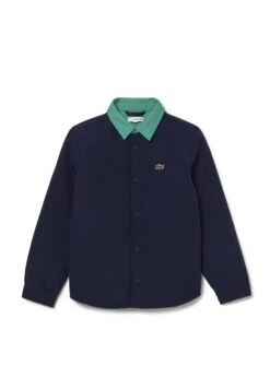 Lacoste Enfant - Overhemd - Bleu Marine Vert