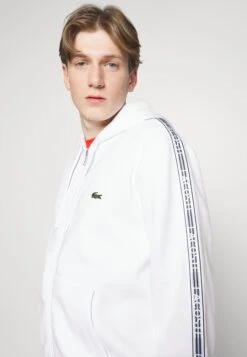 Lacoste Sport Tapered - Sweater Met Rits - White -Lacoste 9d249068f6c44f15bb758e30d5b8874f