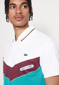 Lacoste Sport Tennis - T-Shirt Print - White/Limeira Zin Ocelle -Lacoste 9e18fb7635c94e14b60e59cbb9028bd9