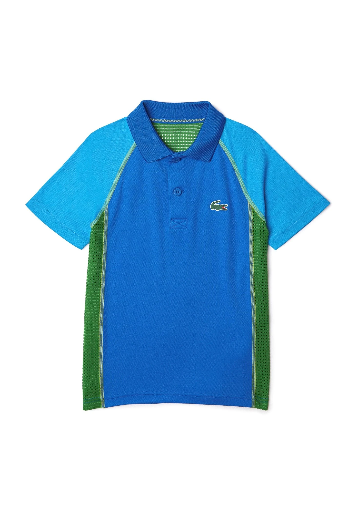 Lacoste Sport Poloshirt - Bleu Bleu Jaune 1 Lacoste Sport Poloshirt - Bleu Bleu Jaune