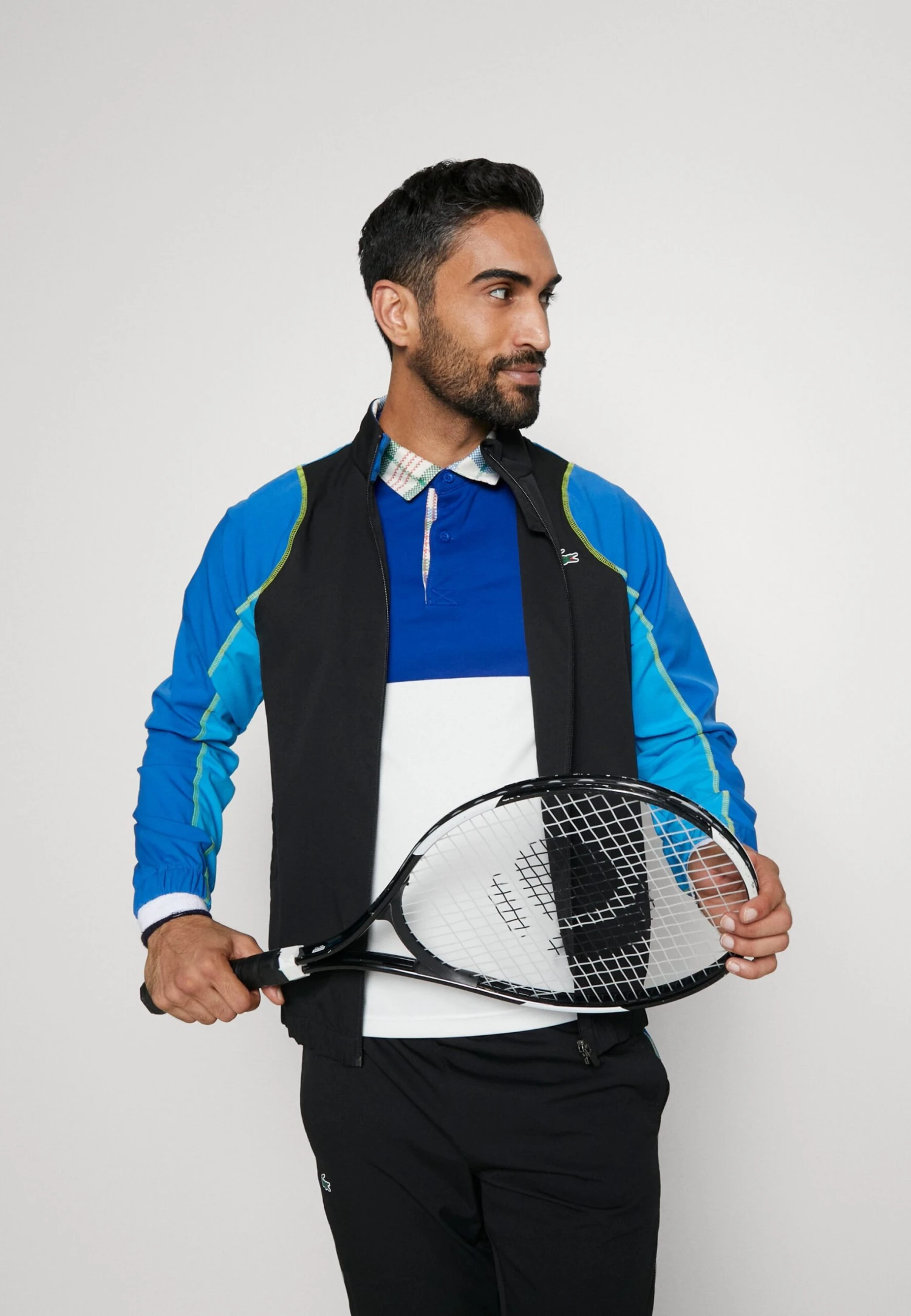 Lacoste Sport Tracksuit Tour - Trainingspak - Black/Kingdom 4 Lacoste Sport Tracksuit Tour - Trainingspak - Black/Kingdom - Afbeelding 4