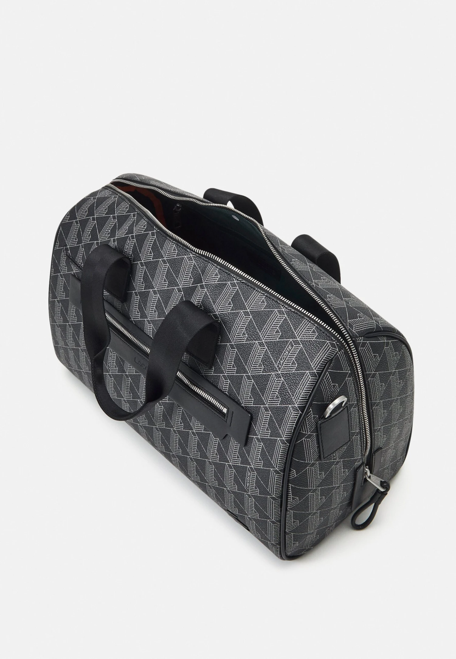 Lacoste The Blend Unisex - Weekendtas - Monogram Noir Gris 3 Lacoste The Blend Unisex - Weekendtas - Monogram Noir Gris - Afbeelding 3