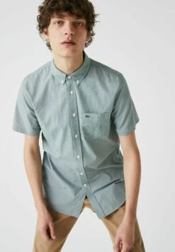 Lacoste Ch2879 - Overhemd - Weiß / Grün