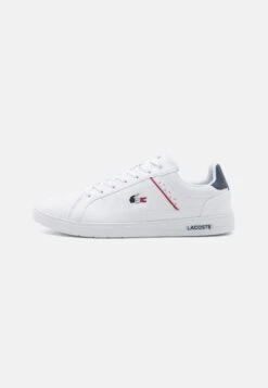 Lacoste Europa Pro Tri 123 - Sneakers Laag - White/Navy/Red