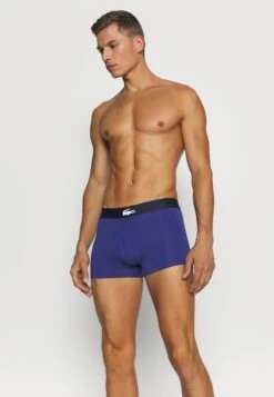 Lacoste 3 Pack - Onderbroeken - Marine/Blanc-Argent Chine-Methylene -Lacoste a61d1cd10eb943d793aefc05eca3d387