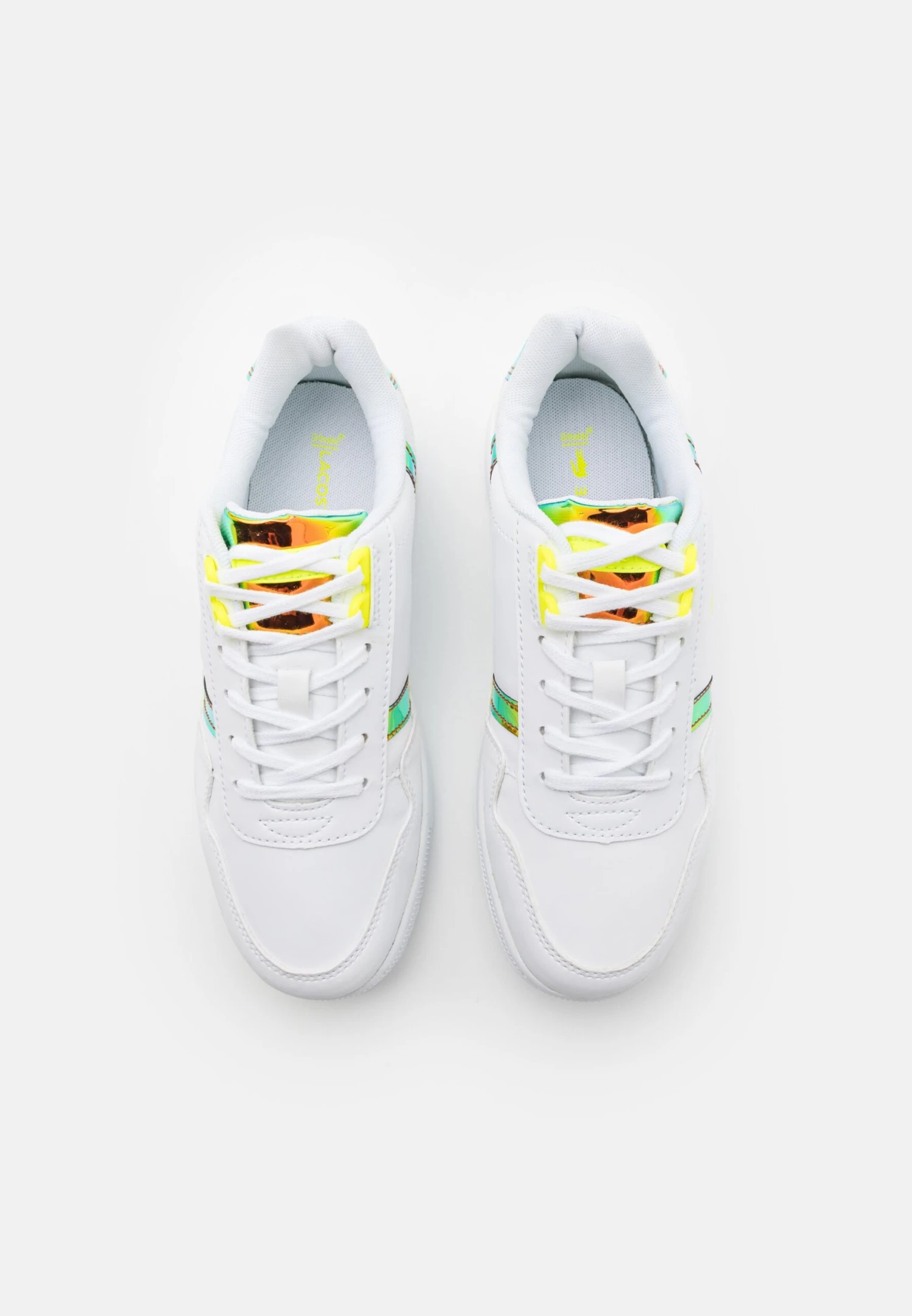 Lacoste T-Clip Unisex - Sneakers Laag - White/Yellow 4 Lacoste T-Clip Unisex - Sneakers Laag - White/Yellow - Afbeelding 4