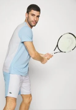 Lacoste Sport Tennis - Sport T-Shirt - Overview White/Navy Blue -Lacoste a9fc814f51fc42089b5ff514ada0b5e2