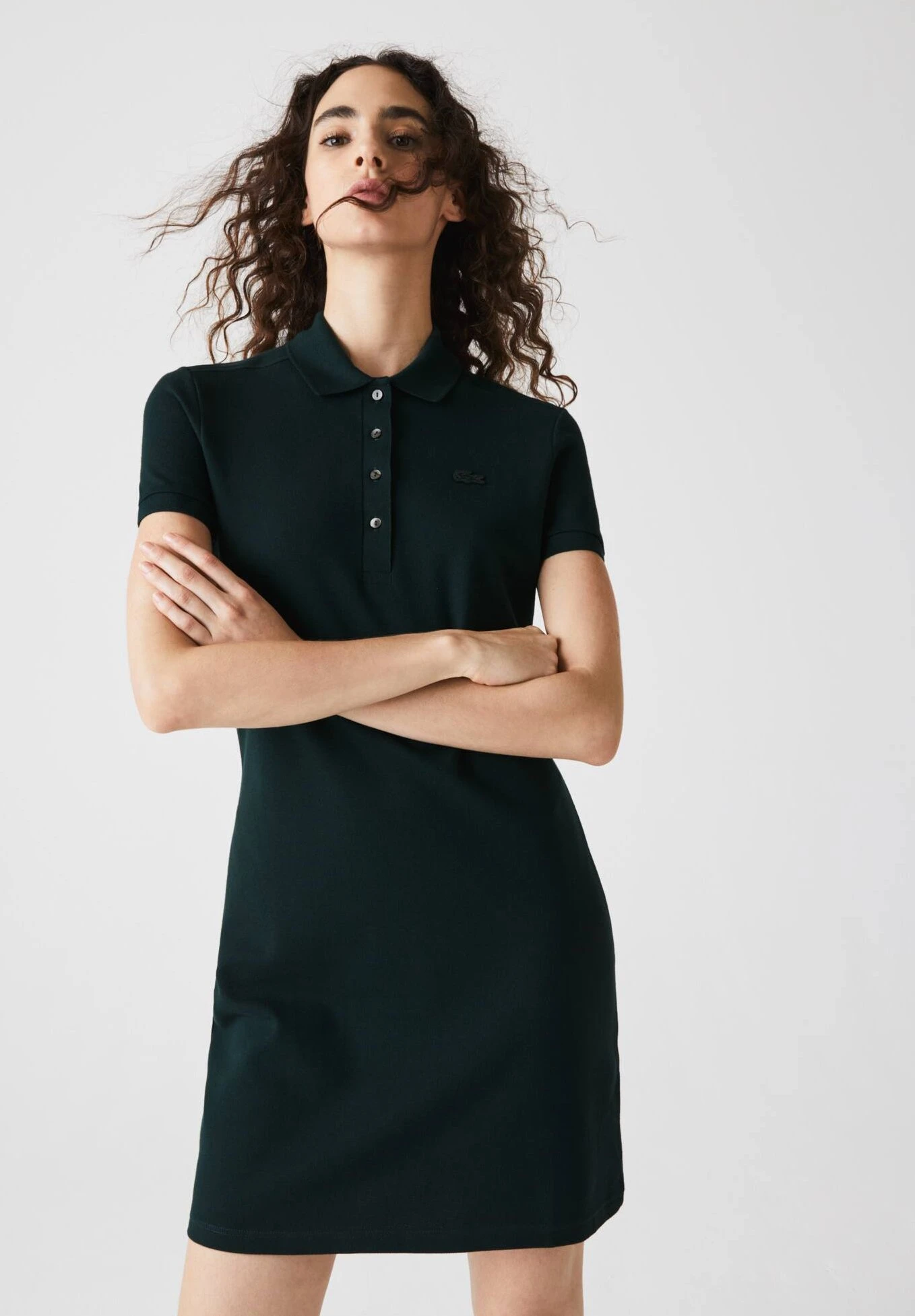 Lacoste Jerseyjurk - Sinople 1 Lacoste Jerseyjurk - Sinople