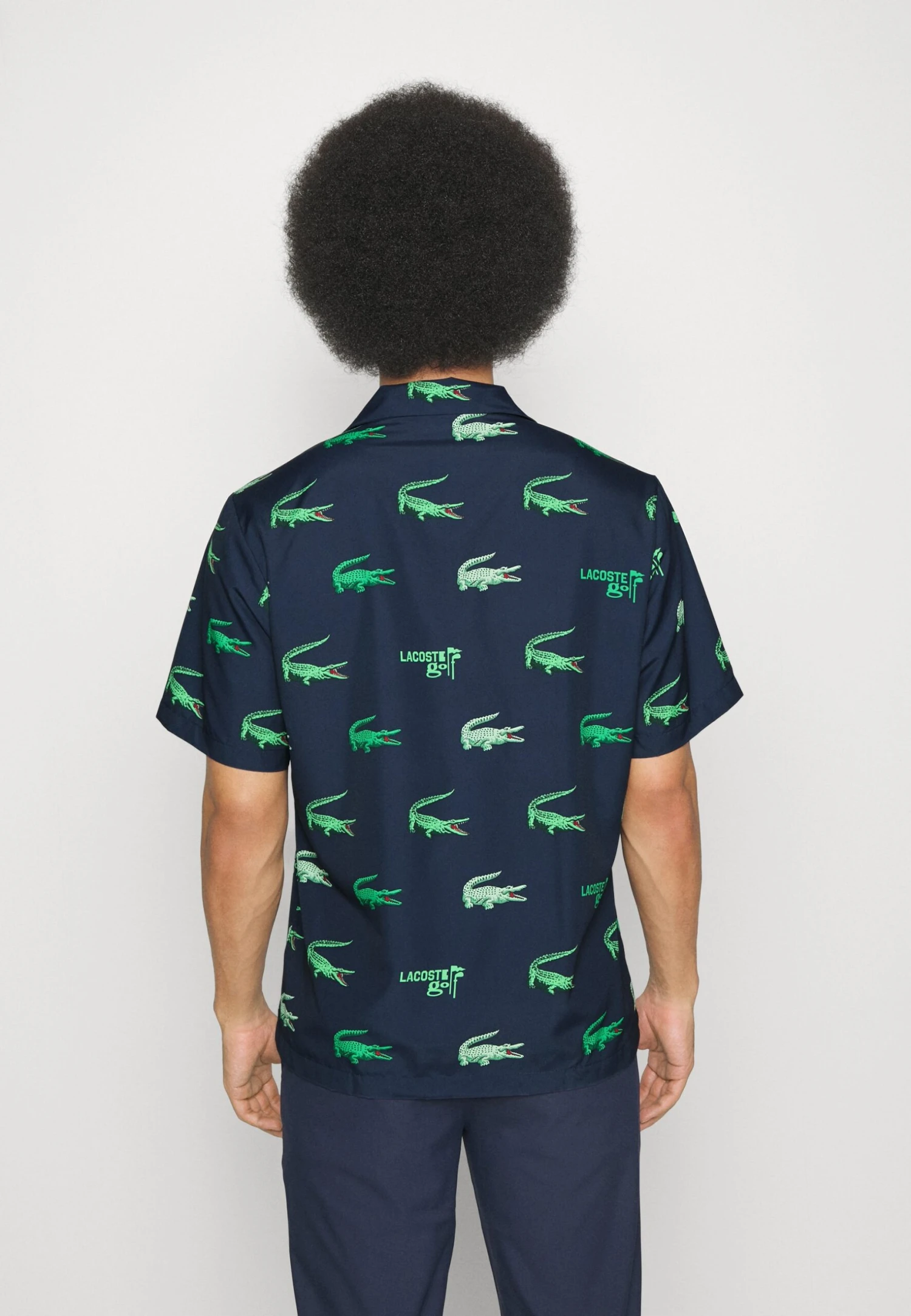 Lacoste Sport Golf Print - Overhemd - Navy Blue 3 Lacoste Sport Golf Print - Overhemd - Navy Blue - Afbeelding 3