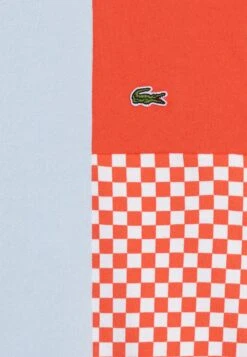 Lacoste Unisex - Sweater - Bleu Clair/Orange/Blanc -Lacoste af20b4bb81ba4c8fb4b7a1ed1bdb1c1a