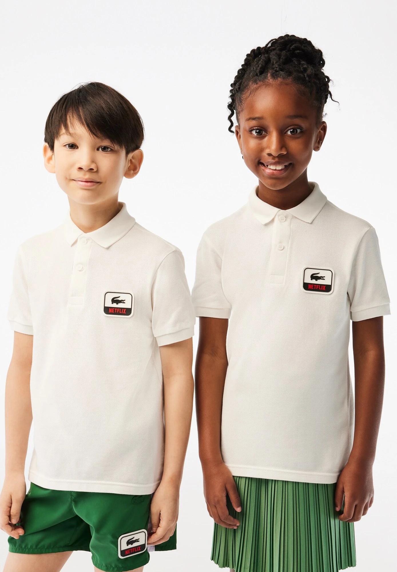 Lacoste X Netflix Unisex - Poloshirt - Flour 1 Lacoste X Netflix Unisex - Poloshirt - Flour
