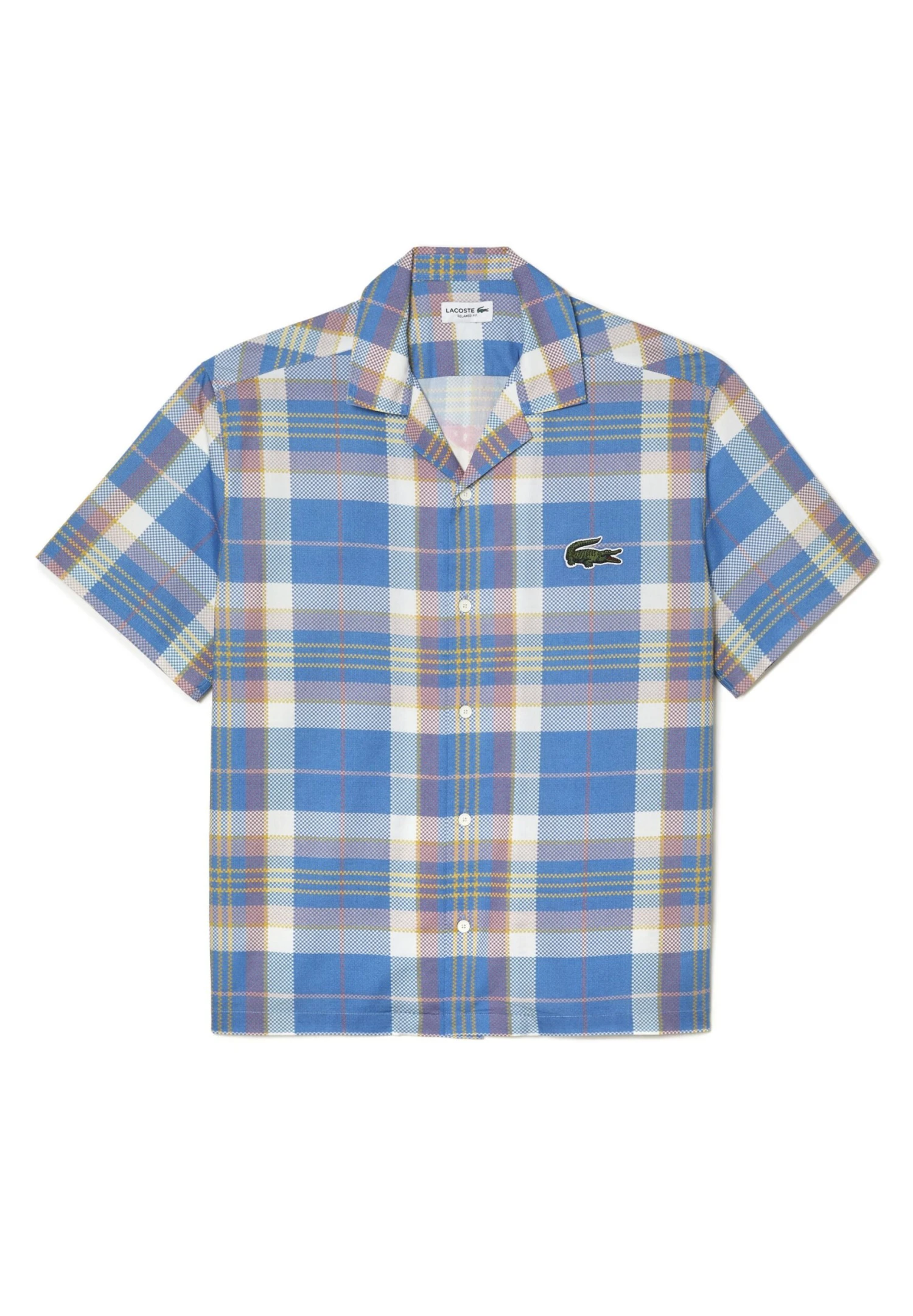 Lacoste Overhemd - Bleu Blanc 1 Lacoste Overhemd - Bleu Blanc