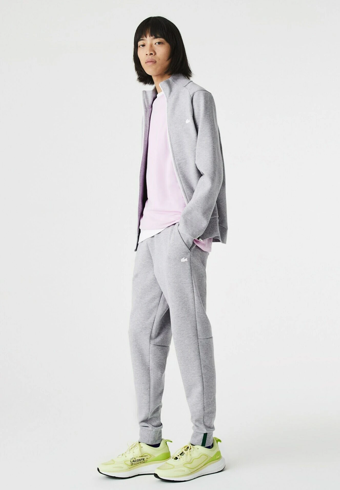 Lacoste Trainingsbroek - Gris Chiné 2 Lacoste Trainingsbroek - Gris Chiné - Afbeelding 2