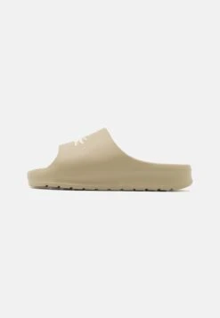 Lacoste Croco 2.0 - Muiltjes - Khaki/Off White