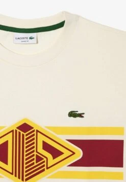 Lacoste T-Shirt Print - Blanc -Lacoste b6c08e7a44da4c4193f70bc24401ac53