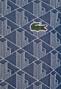 Lacoste Exclusive Monogram Polo - Poloshirt - Dark Blue/Off-White -Lacoste b6ebd7b8759549ab945ac92cd0d22eb3