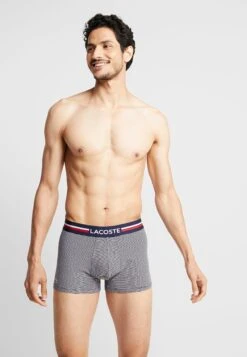 Lacoste 3 Pack - Onderbroeken - Navy Blue/White