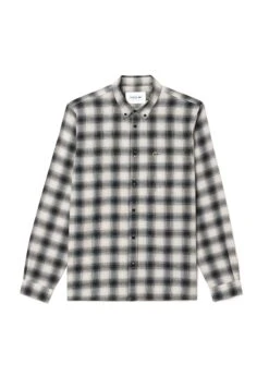 Lacoste Overhemd - Noir Blanc Kbr