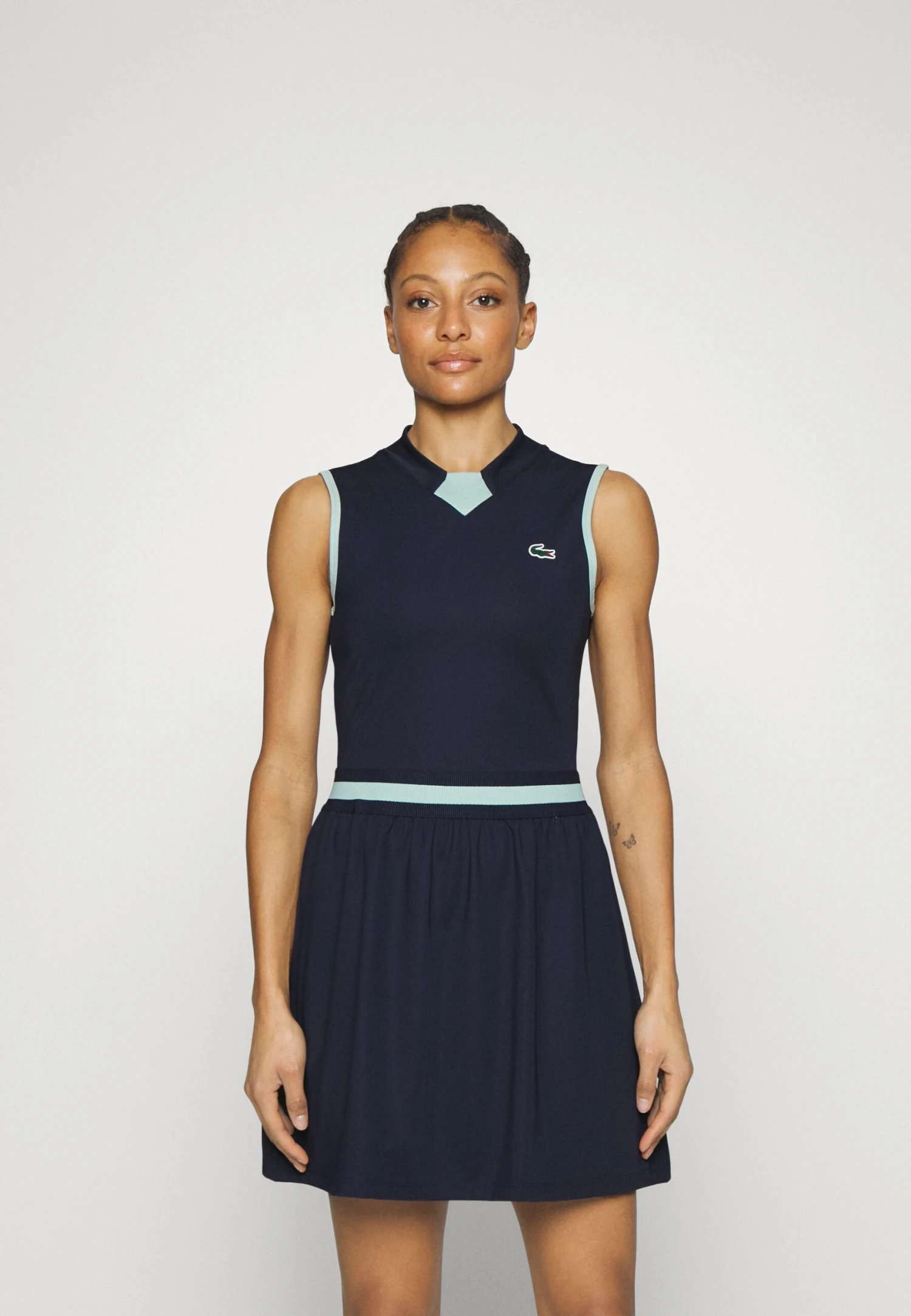 Lacoste Sport Golf Dress - Jurken - Bleu Marine Vert Clair 1 Lacoste Sport Golf Dress - Jurken - Bleu Marine Vert Clair