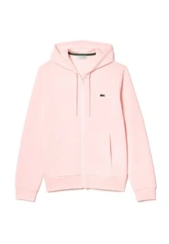 Lacoste Unisex - Sweater Met Rits - Rose Pale