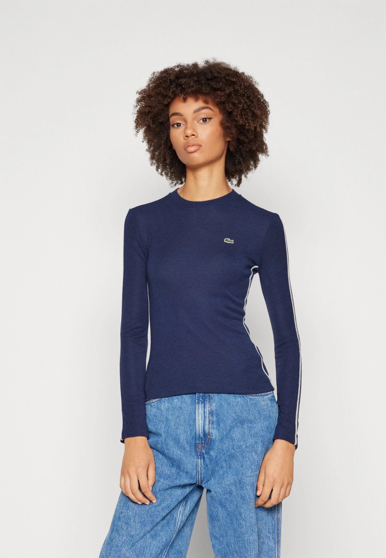 Lacoste Longsleeve - Navy Blue 3 Lacoste Longsleeve - Navy Blue - Afbeelding 3