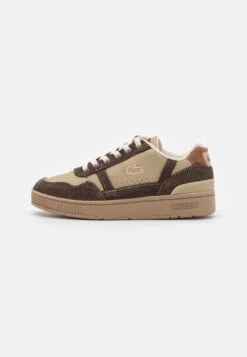 Lacoste T-Clip Unisex - Sneakers Laag - Brown/Dark Brown