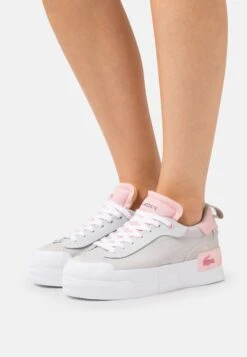 Lacoste Platform- Sneakers Laag - Light Gry/Light Pnk
