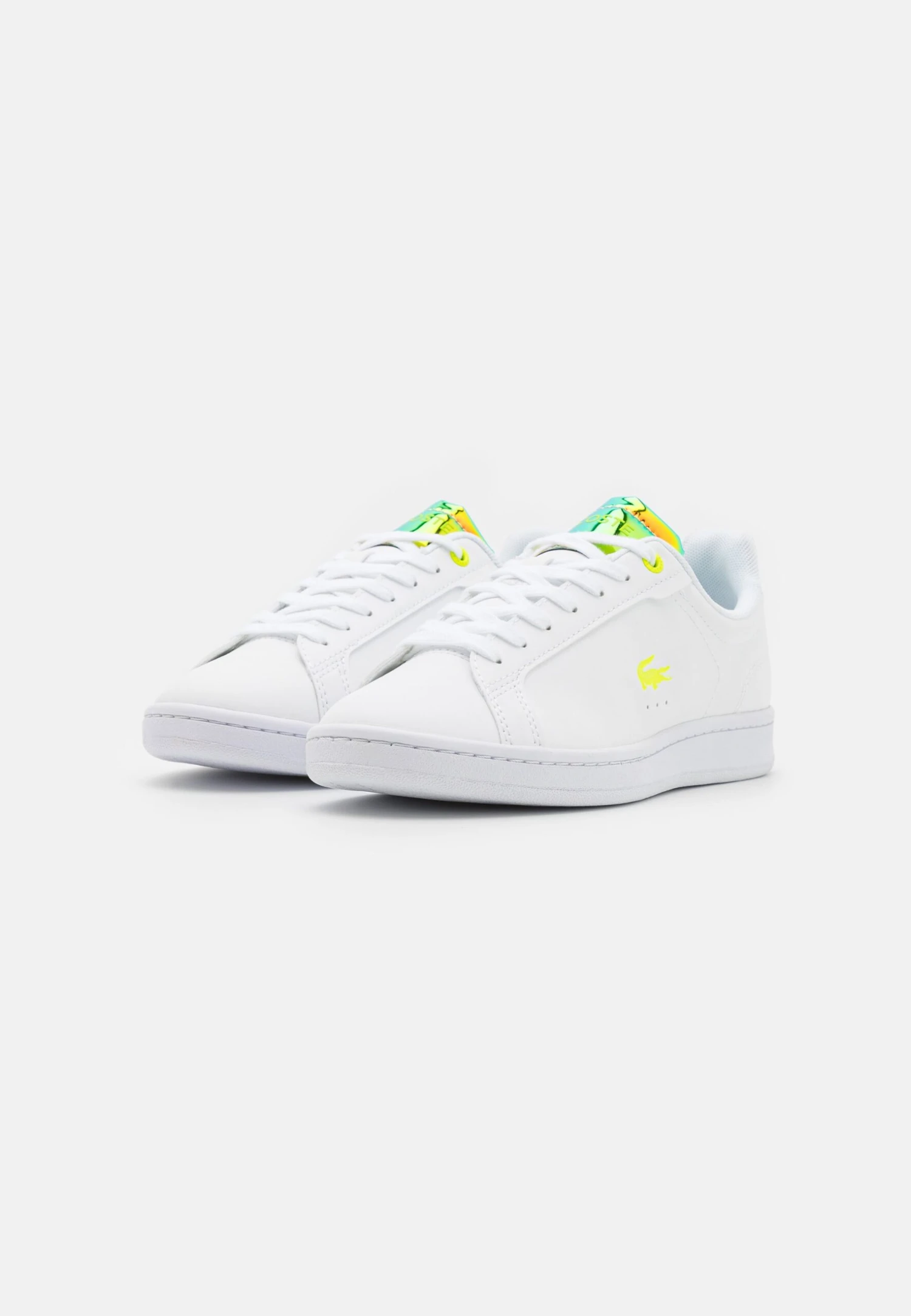 Lacoste Carnaby Pro Unisex - Sneakers Laag - White/Yellow 2 Lacoste Carnaby Pro Unisex - Sneakers Laag - White/Yellow - Afbeelding 2
